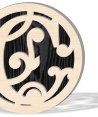 Letters C in round frame