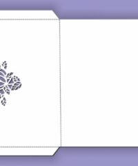 Rectangular flower envelope