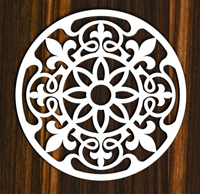 Round Floral Pattern