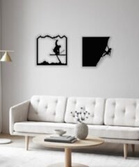 Ski wall decor