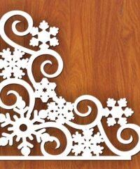 Snowflake corner