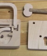 Wooden lock