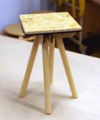 Wooden stool