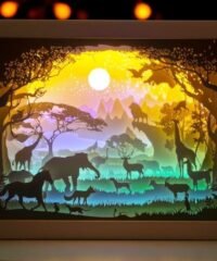 African Landscape light box