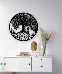 Couple under tree wall decor