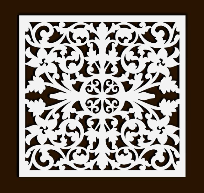 Design pattern panel screen