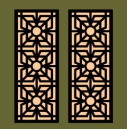 Design pattern panel screen Design pattern panel screen
