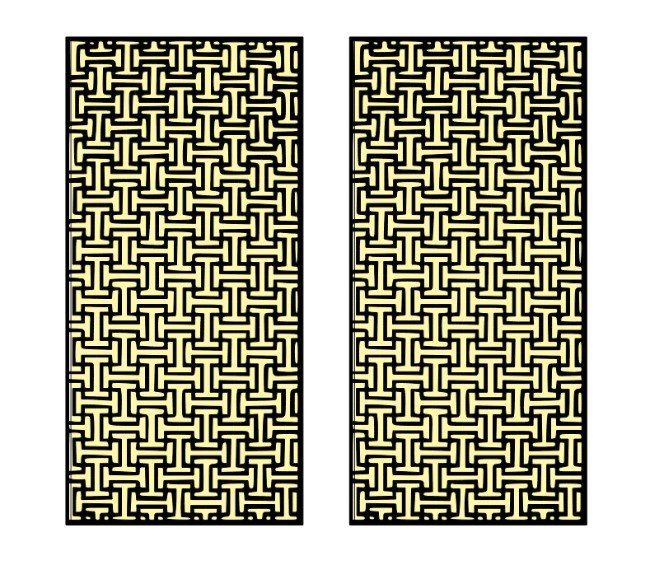 Design pattern panel screen