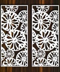 Design pattern screen panel