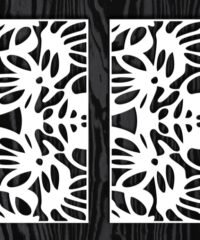 Design pattern screen panel