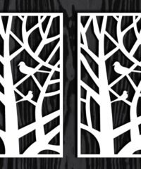 Design pattern screen panel