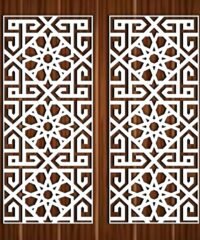 Design pattern screen panel