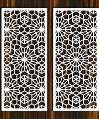 Design pattern screen panel