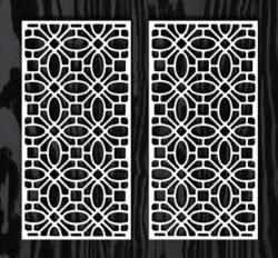 Design pattern screen panel Design pattern screen panel