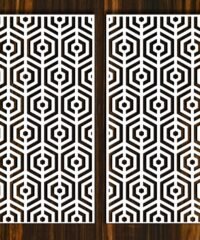 Design pattern screen panel