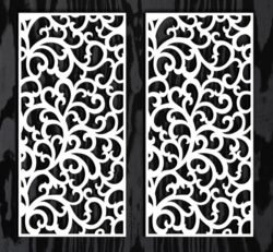 Design pattern screen panel Design pattern screen panel