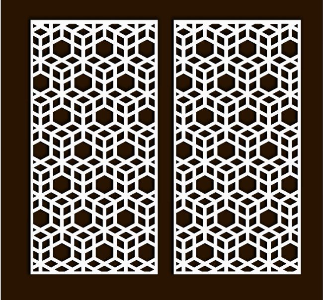 Design pattern screen panel
