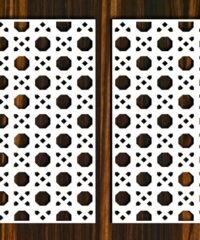 Design pattern screen panel