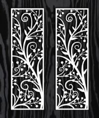 Design pattern screen panel