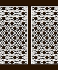 Design pattern screen panel