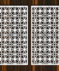 Design pattern screen panel