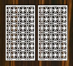 Design pattern screen panel Design pattern screen panel