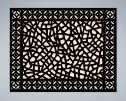 Design pattern screen panel Design pattern screen panel