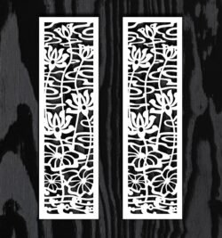 Design pattern screen panel Design pattern screen panel