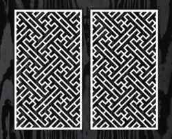 Design pattern screen panel Design pattern screen panel