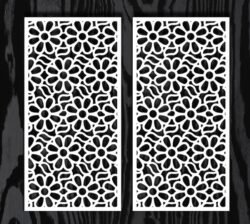 Design pattern screen panel Design pattern screen panel