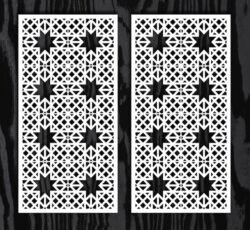 Design pattern screen panel Design pattern screen panel