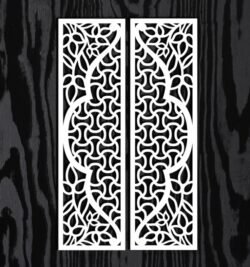 Design pattern screen panel Design pattern screen panel