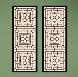 Design pattern screen panel Design pattern screen panel