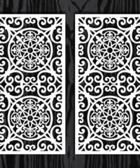 Design pattern screen panel
