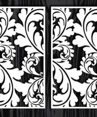 Design pattern screen panel