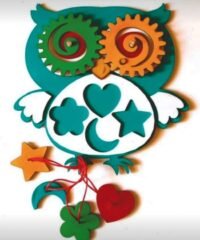 Didactic children's owl
