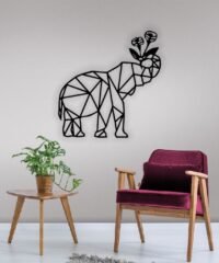 Elephant and flowers