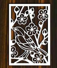 Flower and bird