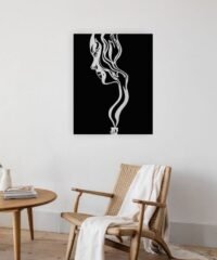 Girl in wall
