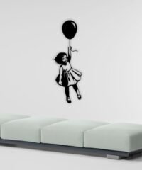 Little girl with balloon