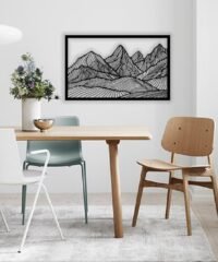 Mountain wall decor