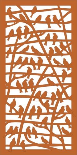 Partition With Birds Pattern Partition With Birds Pattern