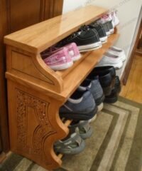 Shelf of shoes