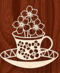 Tea with flowers