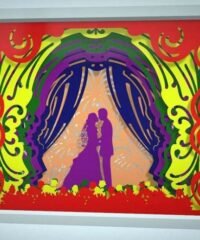 Wedding light painting