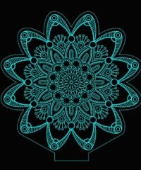 3D illusion led lamp Mandala