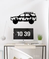 Car with mountain