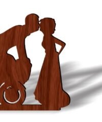 Couple with motorcycle