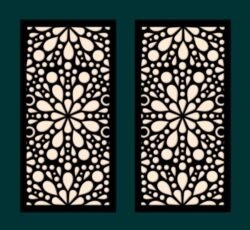 Design pattern panel screen Design pattern panel screen