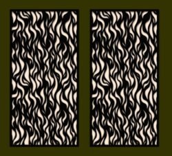 Design pattern screen panel Design pattern screen panel